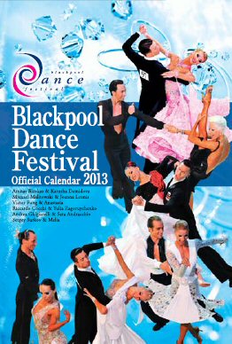 Blackpool Dance Festival Official wall calendar for 2013