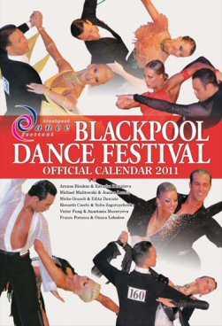Blackpool Dance Festival wall calendar for 2011