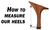 How to measure heel heights