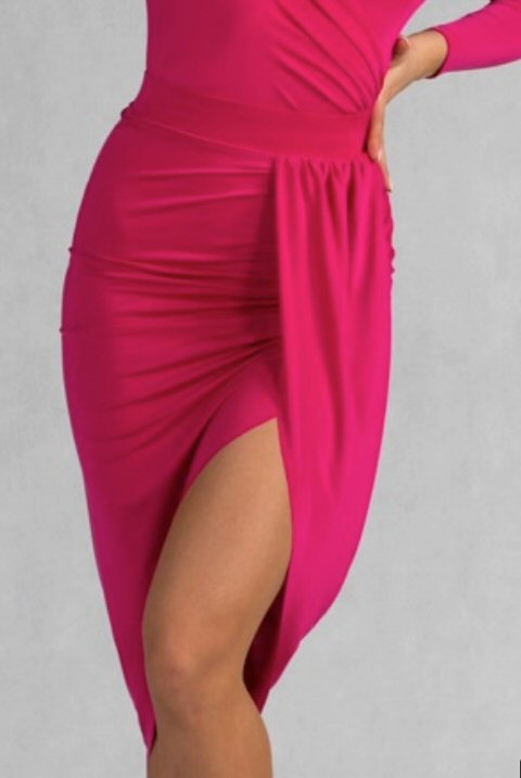 Empire state pink latin skirt
