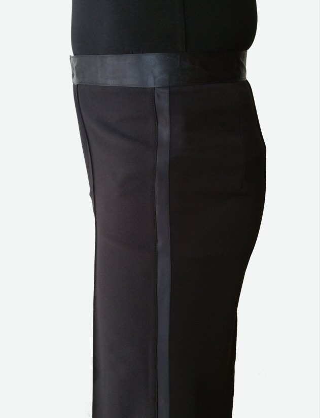 Mens Ballroom trousers with satin stripe