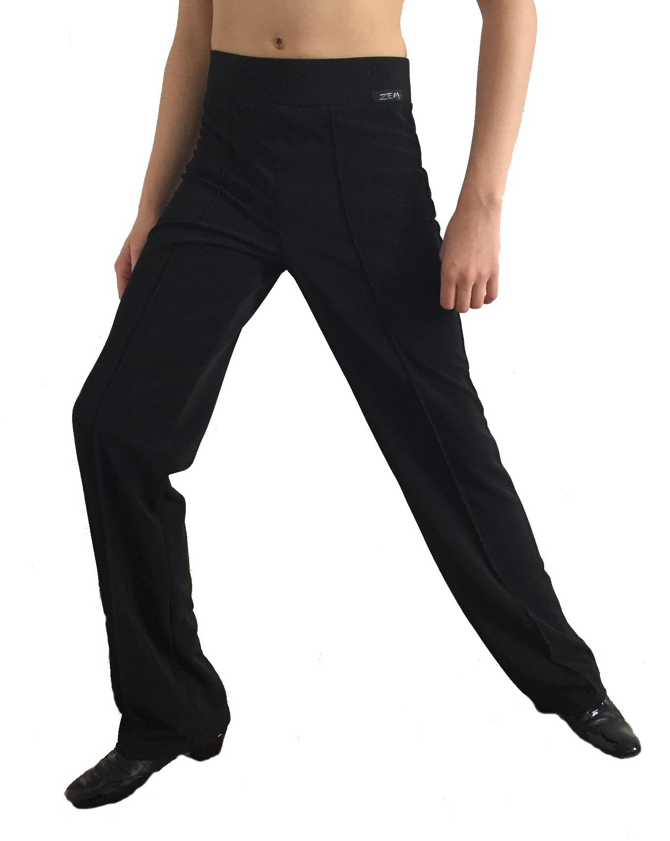Heavenly stretchy tapered mens trousers with Loops