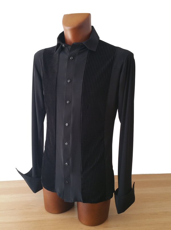 Mens shirt with vertical lines