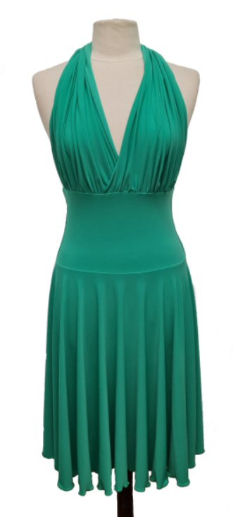 Green dress with many different looks