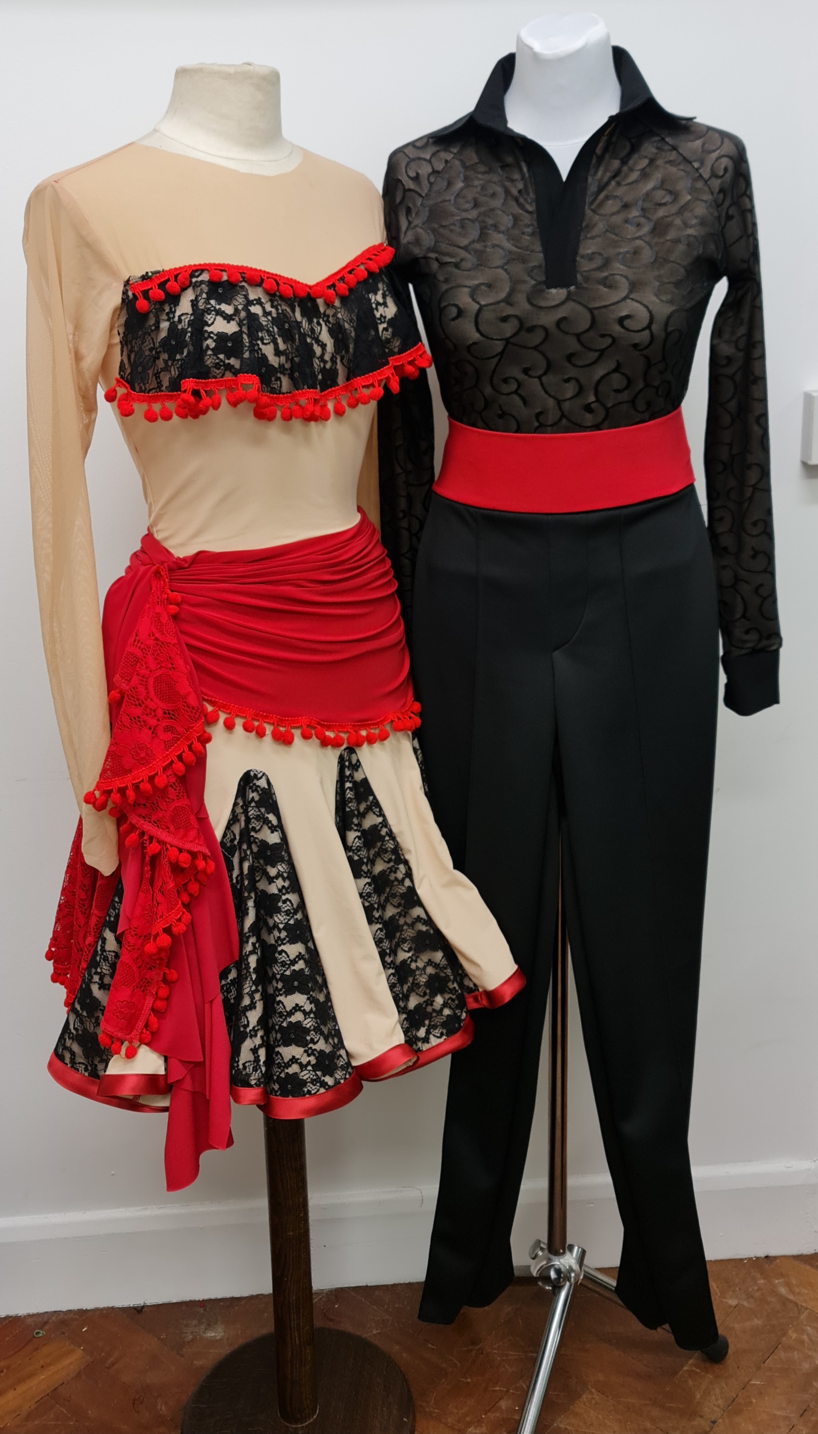 Performance costumes for Moana and partner