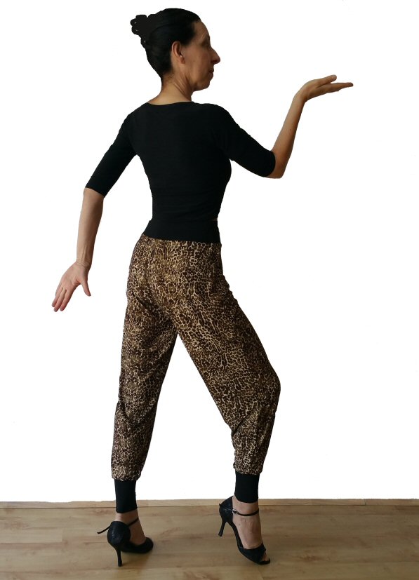Harem style dance practice trousers