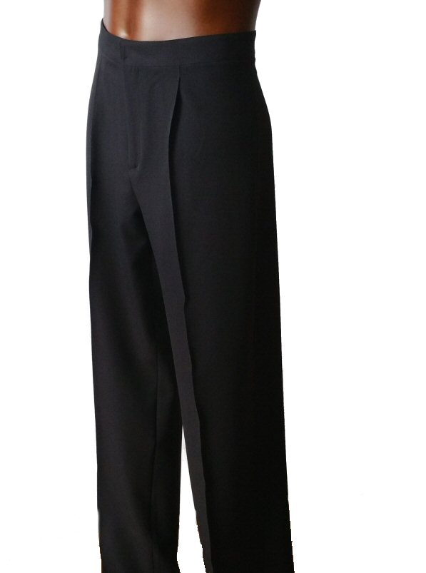 Mens Grey Ballroom & Latin Pleaded Dance Pants