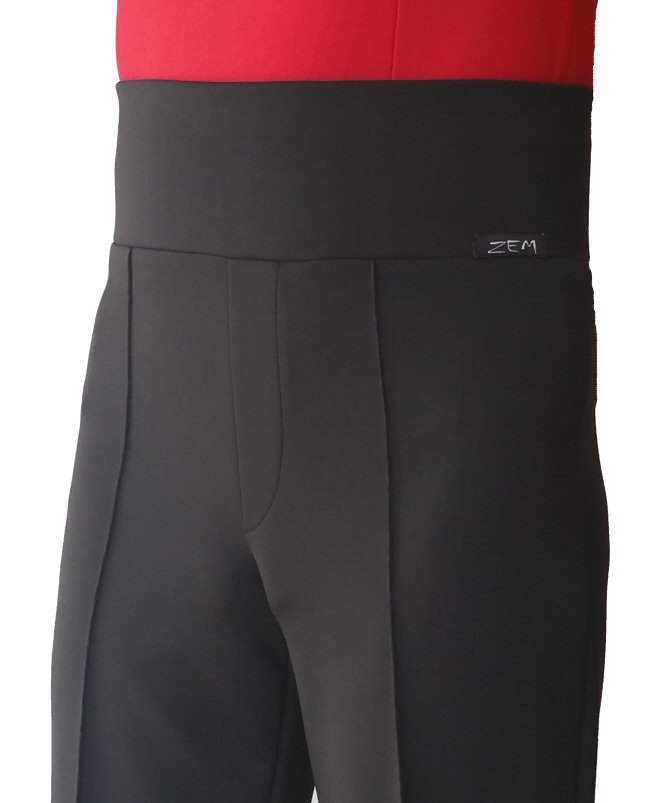 Heavenly stretchy mens trousers with high waist