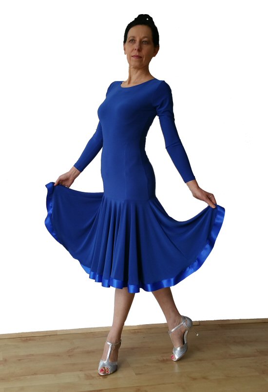 Ballroom / Latin practice / exam dress. Blue