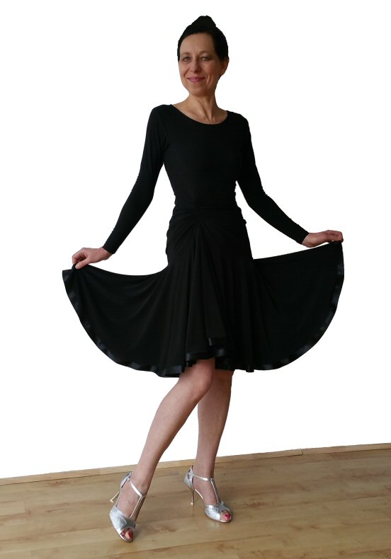 Ballroom / Latin practice / exam dress. Black